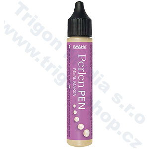 Perlen pen krémová na textil, dřevo, sklo, kov a kůži Javana 29 ml /92322/