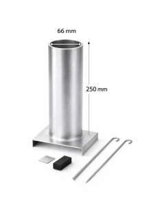 Hliníková forma na odlévání vosků na výrobu svíček 66x250 mm