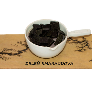 Pigmentová barva ZELEŃ SMARAGDOVÁ na výrobu svíček 10g